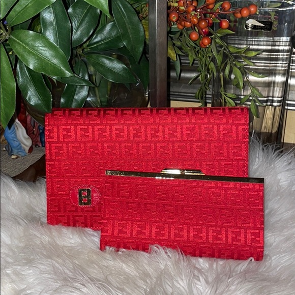 Fendi Scarlet Wallet and Clutch Duo - Picture 9 of 10